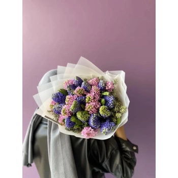 Hyacinth Pink Purple Bouquet