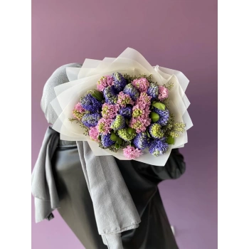 Hyacinth Pink Purple Bouquet