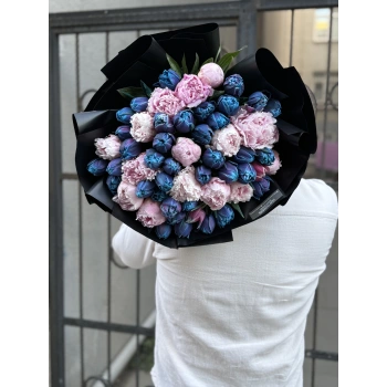 Galaxy Tulip Peony Bouquet
