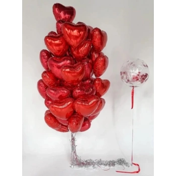 Red Helium Balloon