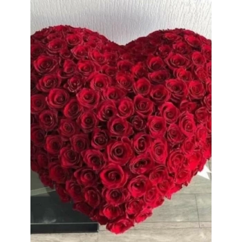Red Heart Rose