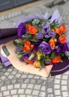Turuncu Mor Mevsim Buketi