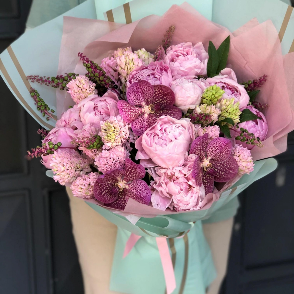 Peony Hyacinth Bouquet
