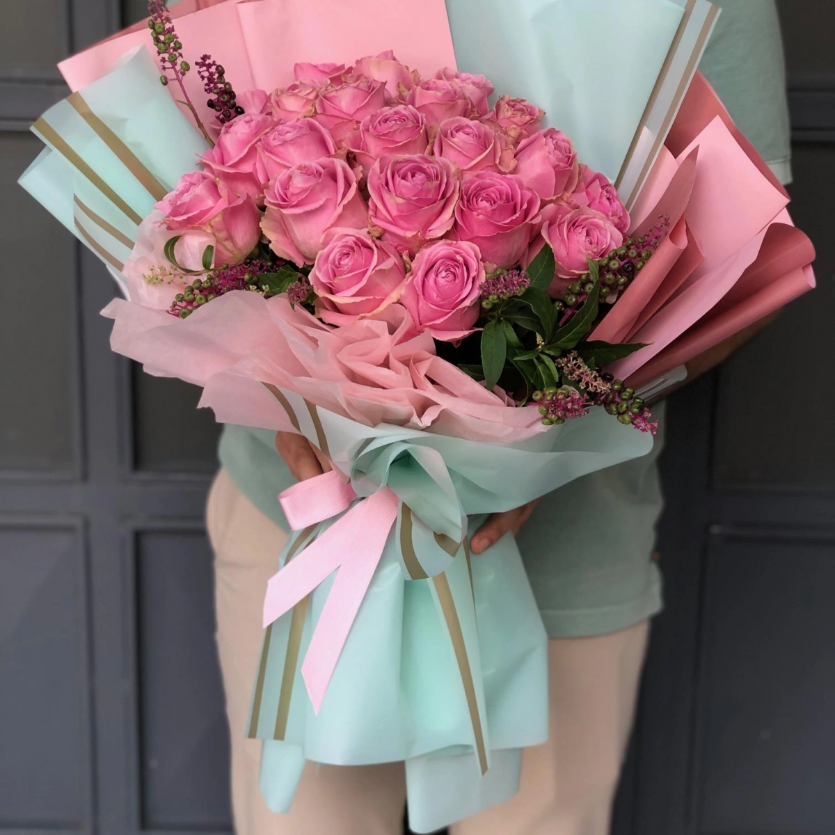 Pembe Gül Buketi