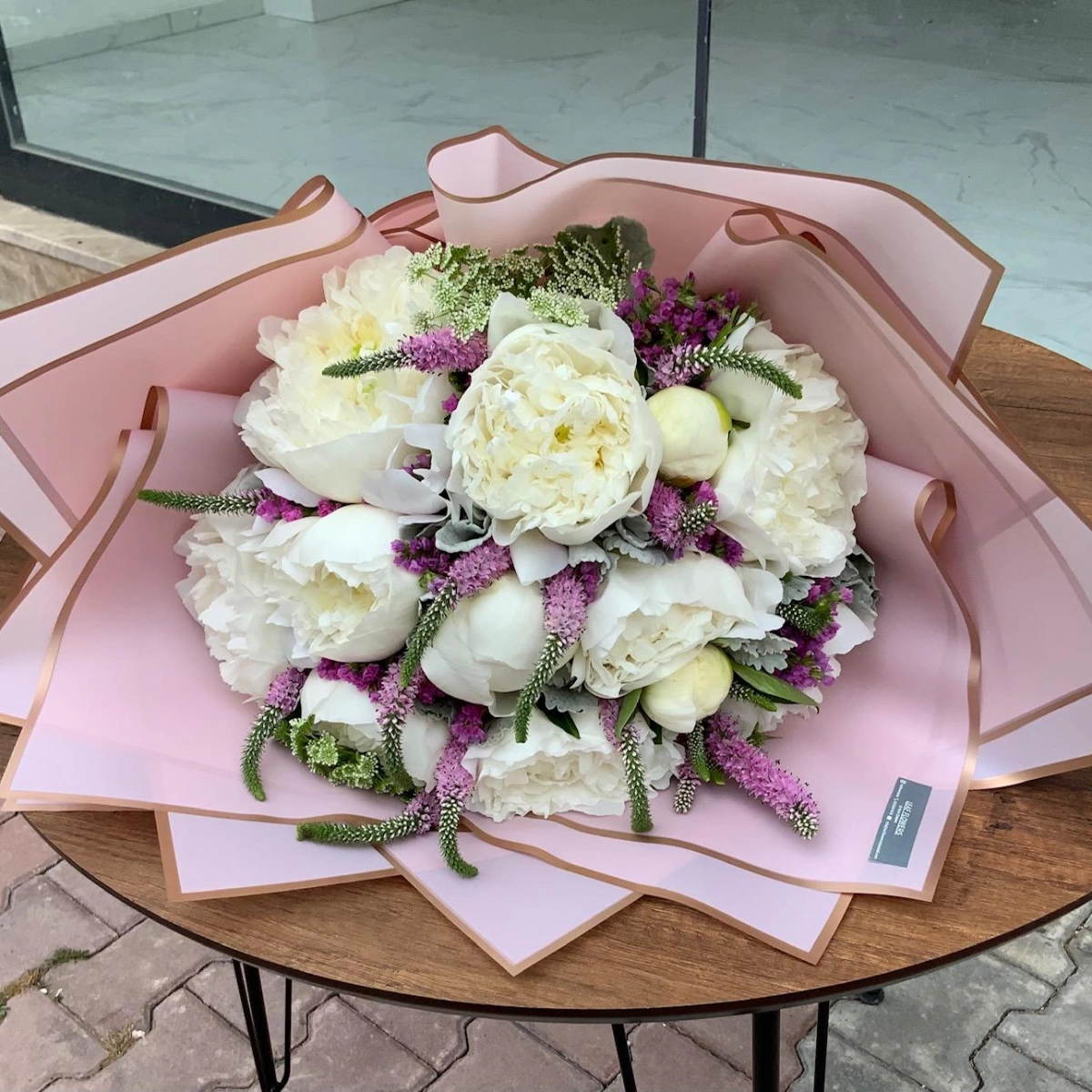White Peony Bouquet