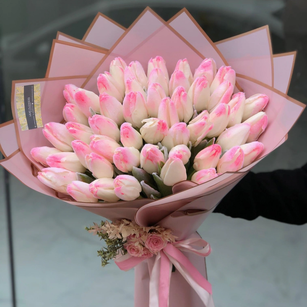 Pembe Vip Lale Buketi