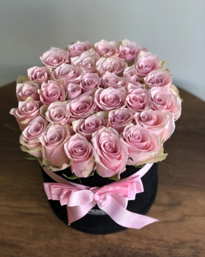 Siyah Pembe Kutu Gül