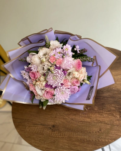 Pembe Lila Buketi