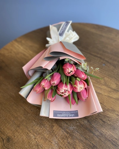 Mini Pembe Lale Buketi
