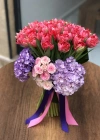 Tulip and Hydrangea Bouquet
