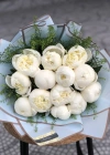 White Peony Bouquet