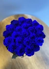 Mavi Şoklu Gül Aranjman