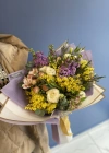 Sarı Lila Bahar Buketi