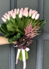 Pembe Beyaz Lale Buketi