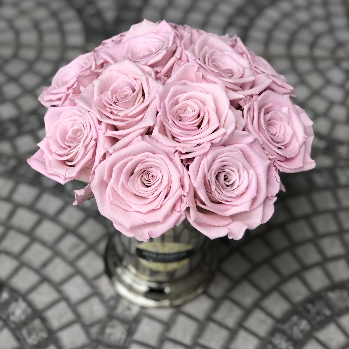 Gümüş Pembe Şoklu Gül