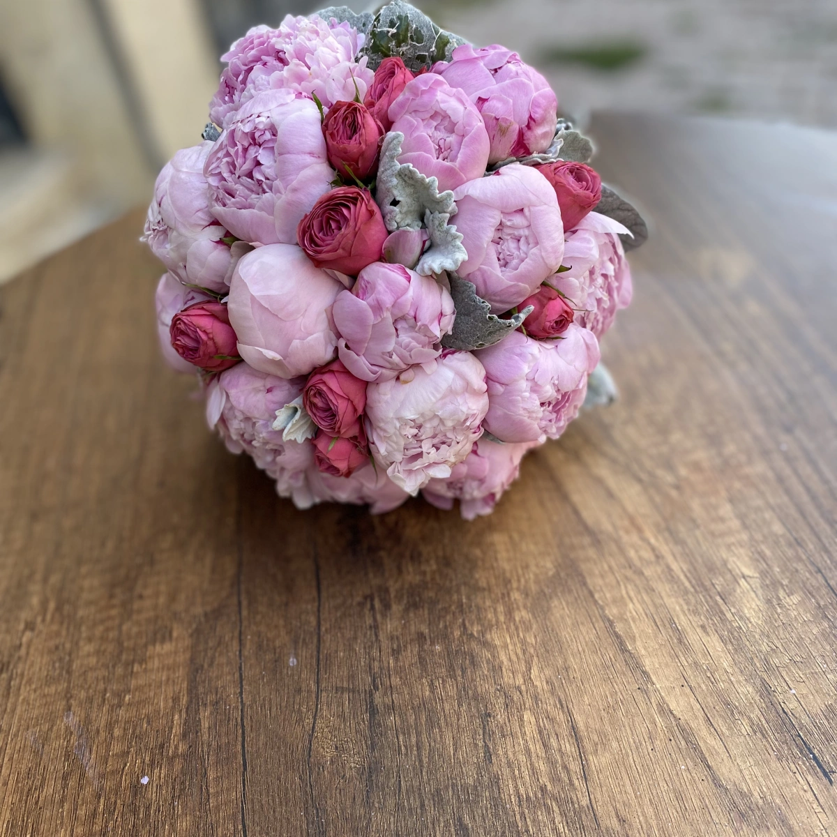 Pembe Fuşya Gelin Buketi