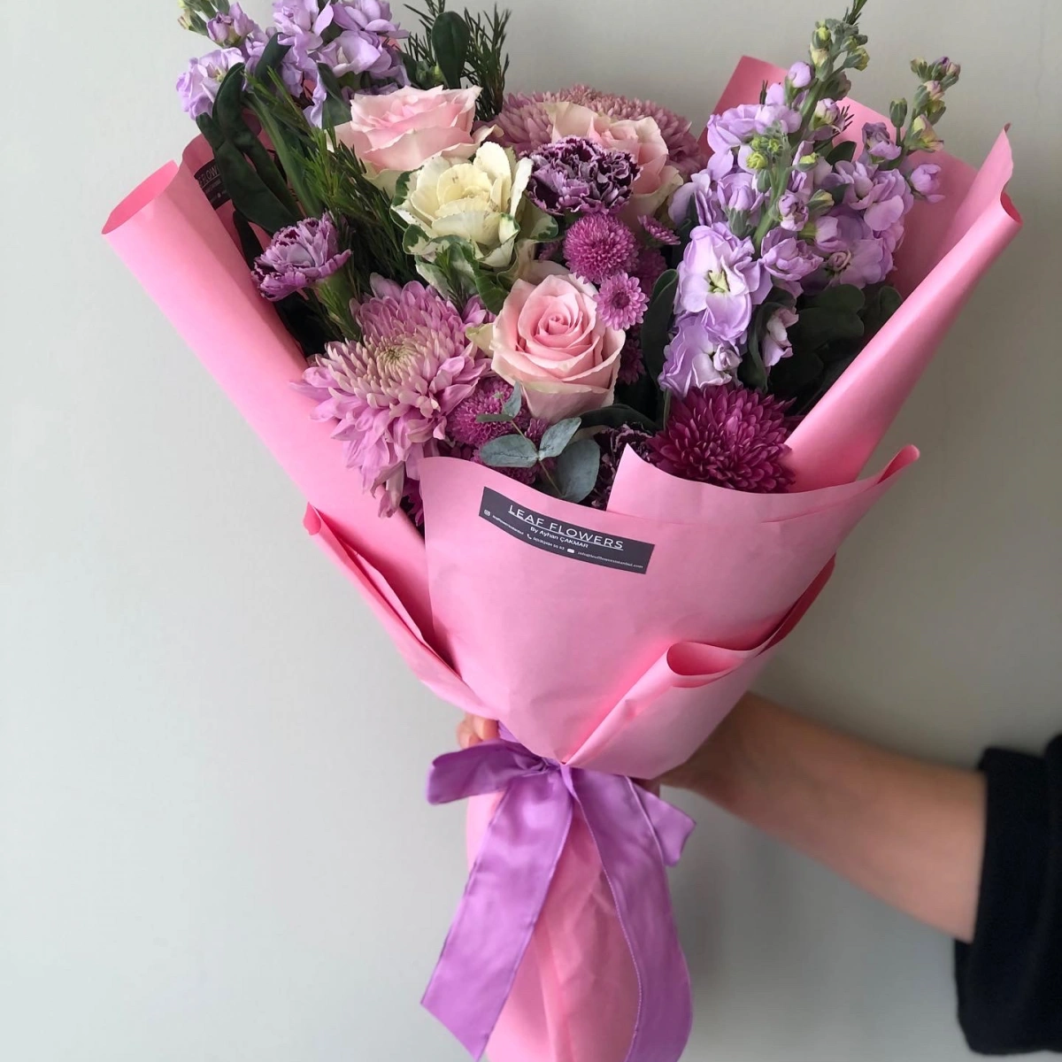 Lilac Pink Spring Bouquet