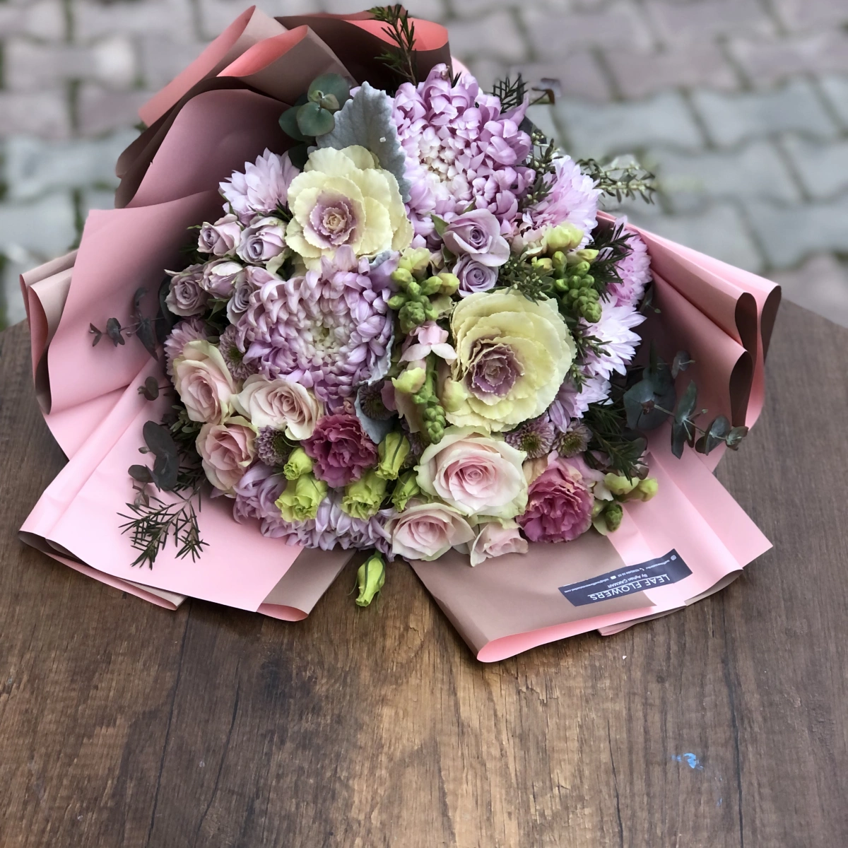 Lila Pembe Buket