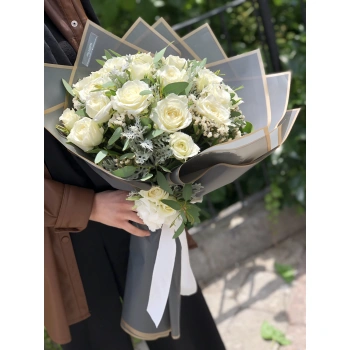 Beyaz Gül Buketi