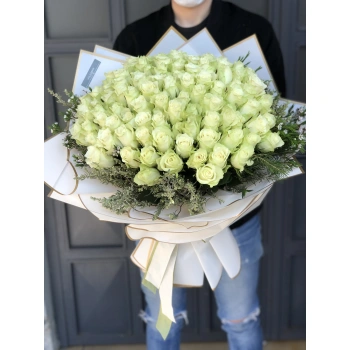 White Rose Bouquet