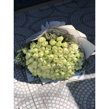 White Rose Bouquet