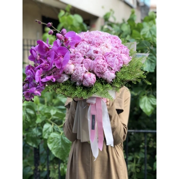 Peony Orchid Bouquet