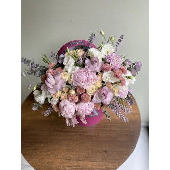 Peony Season Arrangement in the Box