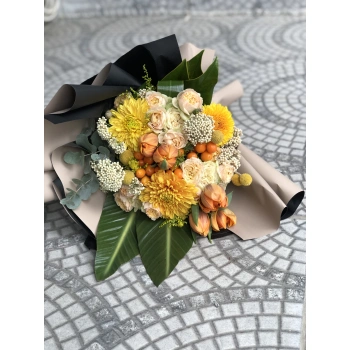 Orange Yellow Seasonal Bouquet