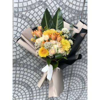 Orange Yellow Seasonal Bouquet