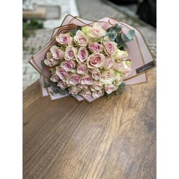 Pink Cream Rose Bouquet