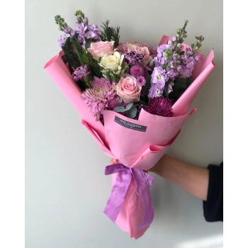 Lilac Pink Spring Bouquet