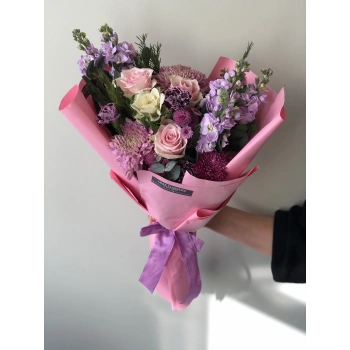 Lilac Pink Spring Bouquet