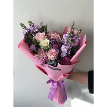 Lilac Pink Spring Bouquet
