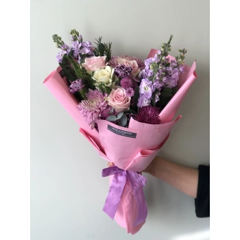 Lilac Pink Spring Bouquet