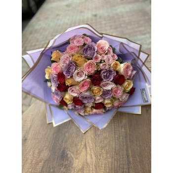 Colorful Rose Bouquet