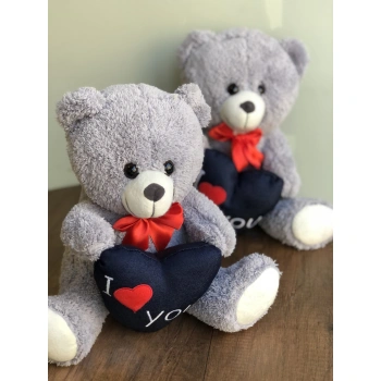 Grey Love Bear