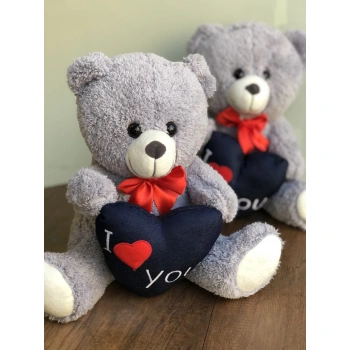Grey Love Bear