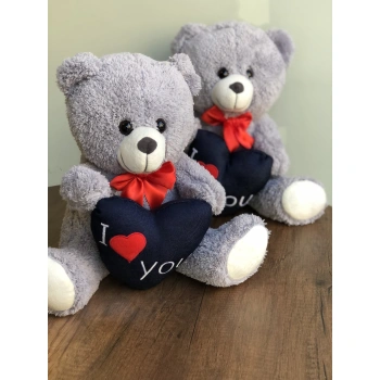 Grey Love Bear