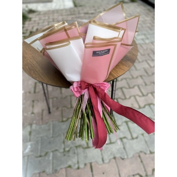 Kırmızı Pembe Gül Buketi