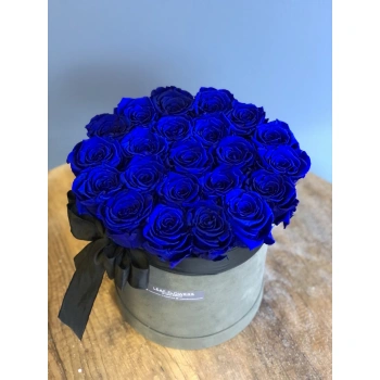 Blue Shocked Rose Arrangement