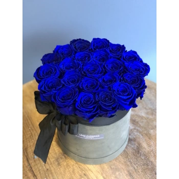 Blue Shocked Rose Arrangement