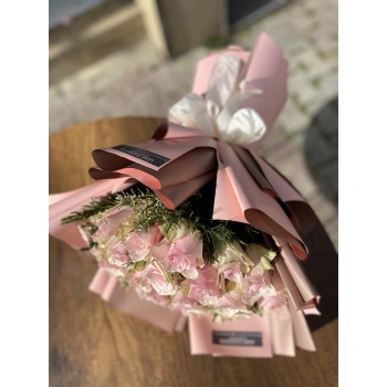 Pembe Hollanda Gül Buketi