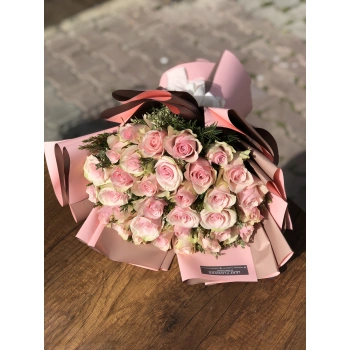Pembe Hollanda Gül Buketi