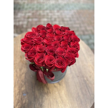 Box Red Rose