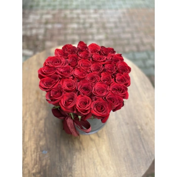 Box Red Rose