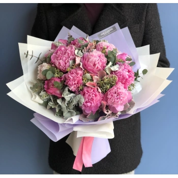 Fuchsia Peonies