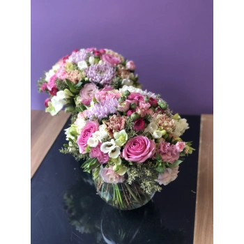 Pink White Spring Arrangement