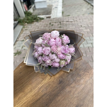 Pink Peony Hydrangea Bouquet