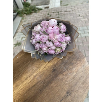 Pink Peony Hydrangea Bouquet