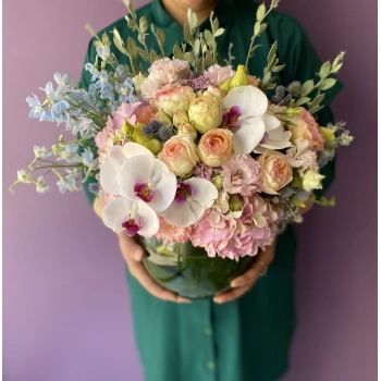 Colorful Flower Garden Arrangement